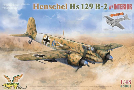 Takom Wings 1/48  Henschel Hs129 w/Interior
