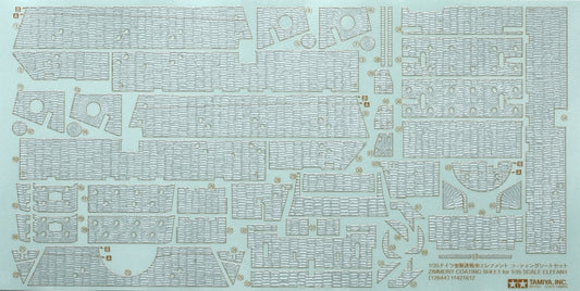 Tamiya 1/35 Zimmerit Coating Sheet Elefant