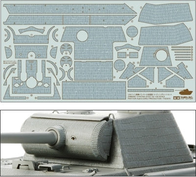 Tamiya 1/35 Zimmerit Coating Sheet Panther Ausf.G Early Prod.