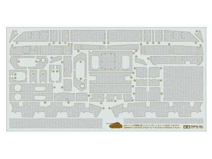 Tamiya 1/35 Zimmerit Coating Sheet Panzer Iv Ausf.J