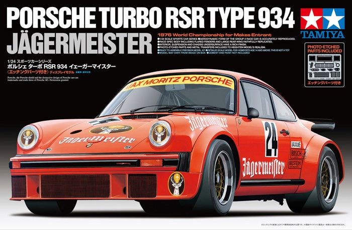 Tamiya 1/24 Porsche Turbo Rsr Type 934