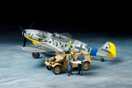 Tamiya 1/48 Messerschmitt Bf109 G-6 W/Kubelwagen Type 82
