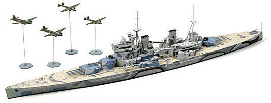 Tamiya 1/700 British Battleship Prince Of Wales Battle Of Malaya