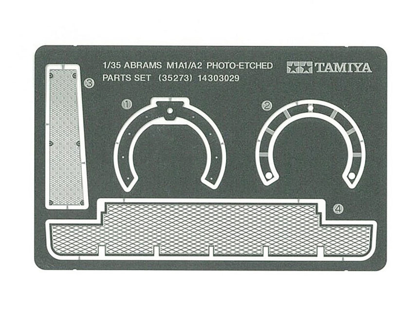 Tamiya 1/35 Us Abrams Photo Etched Parts M1A1/A2