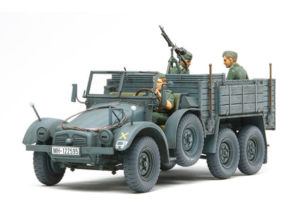 Tamiya 1/35 German 6X4 Truck Krupp Protze W/Three Figures
