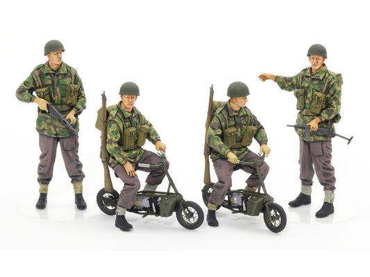 Tamiya 1/35 British Paratroopers W/Small Motorcycle