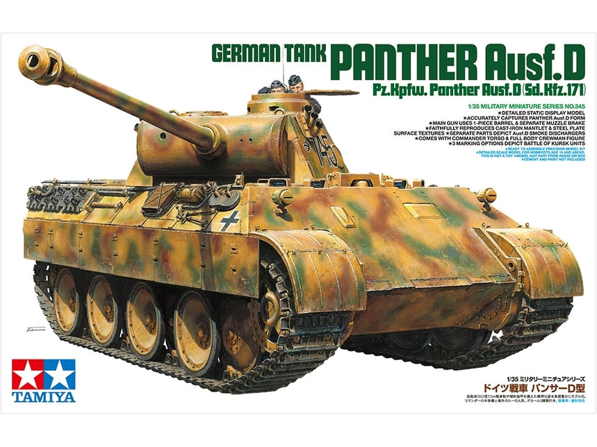 Tamiya 1/35 German Panther Ausf.D Sd.Kfz.171