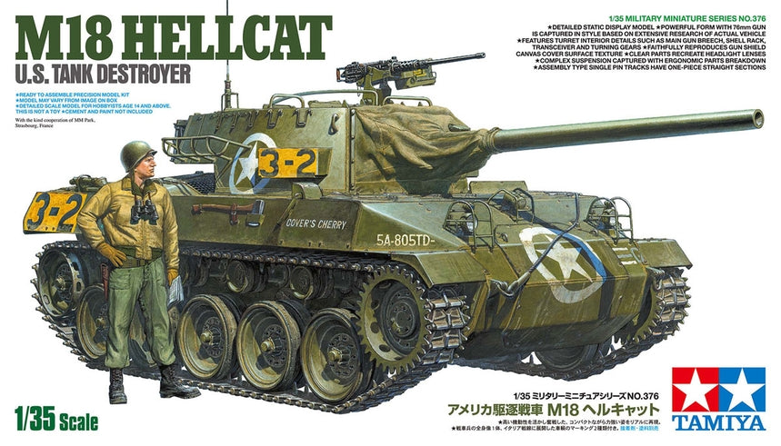 Tamiya 1/35 Us Tank Destroyer M18 Hellcat