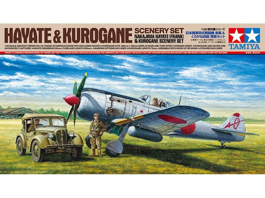 Tamiya 1/48 Nakajima Hayate (Frank) W/Kurogane Scenery Set