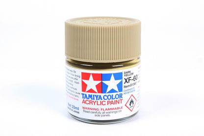 Tamiya Acrylic Xf-60 Dark Yellow 23Ml Bottle