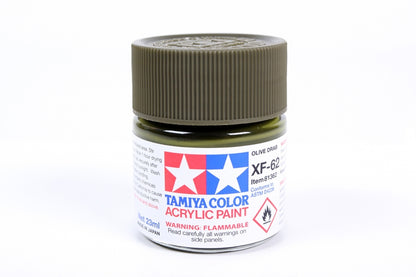 Tamiya Acrylic Xf-62 Olive Drab 23Ml Bottle