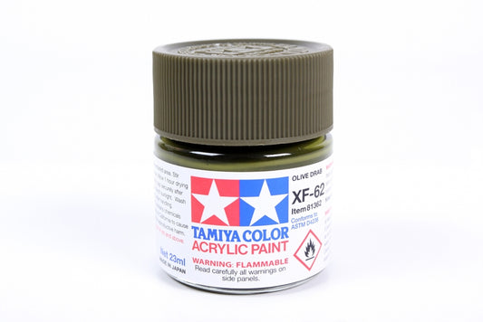 Tamiya Acrylic Xf-62 Olive Drab 23Ml Bottle