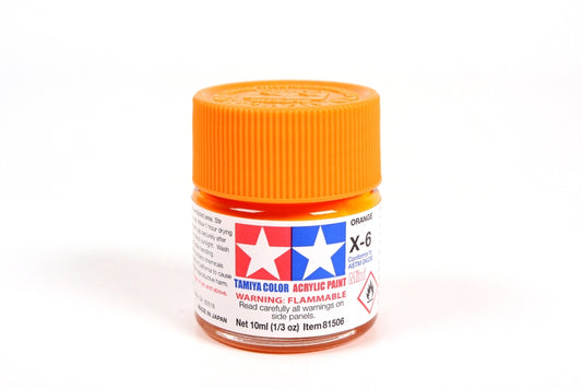 Tamiya Acrylic Mini X-6 Orange