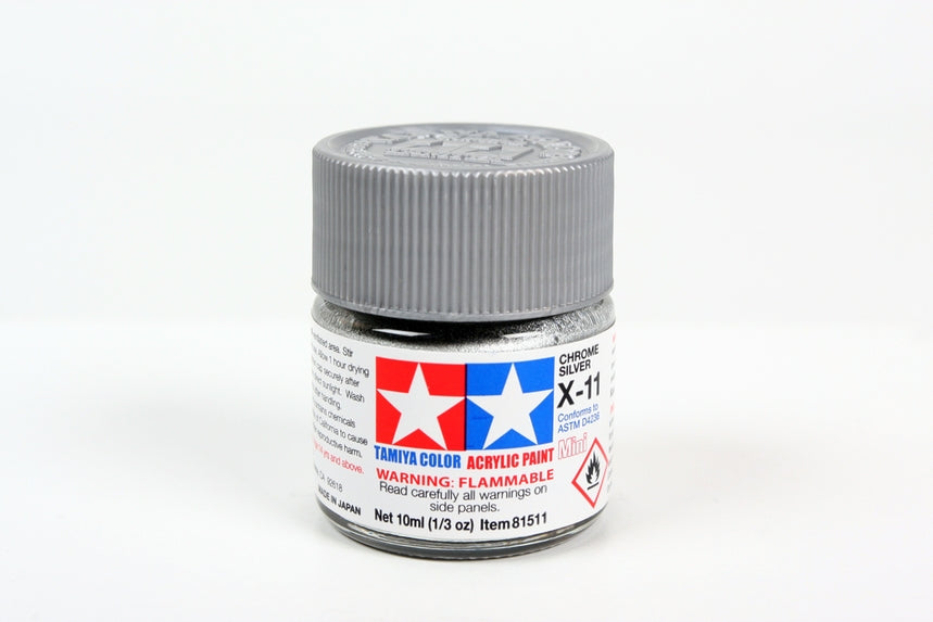 Tamiya Acrylic Mini X-11Chrome Silver