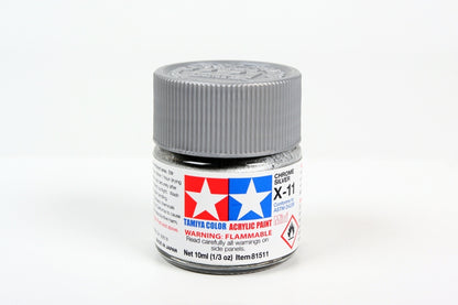 Tamiya Acrylic Mini X-11Chrome Silver