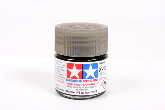 Tamiya Acrylic Mini X-19 Smoke