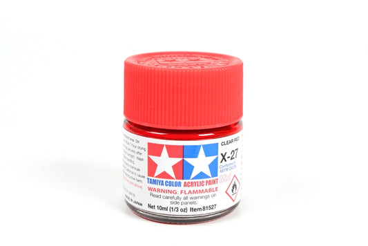 Tamiya Acrylic Mini X-27 Clear Red