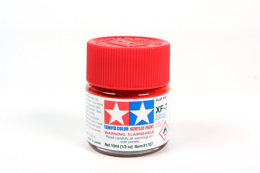 Tamiya Acrylic Mini Xf-7 Flat Red
