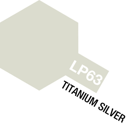 Tamiya Lacquer Lp-63 Titanium Silver