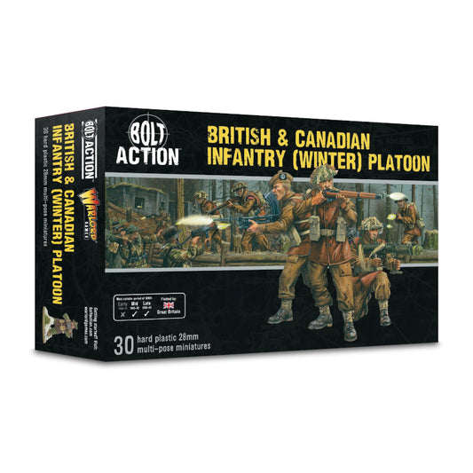 Warlord Games Bolt Action British & Canadian Infantry (Winter) Platoon