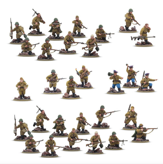 Warlord Bolt Action Soviet Army Infantry Platoon