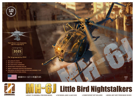 ZIMIMODEL 1/35 MH-6J Little Bird Nightstalkers - 50002