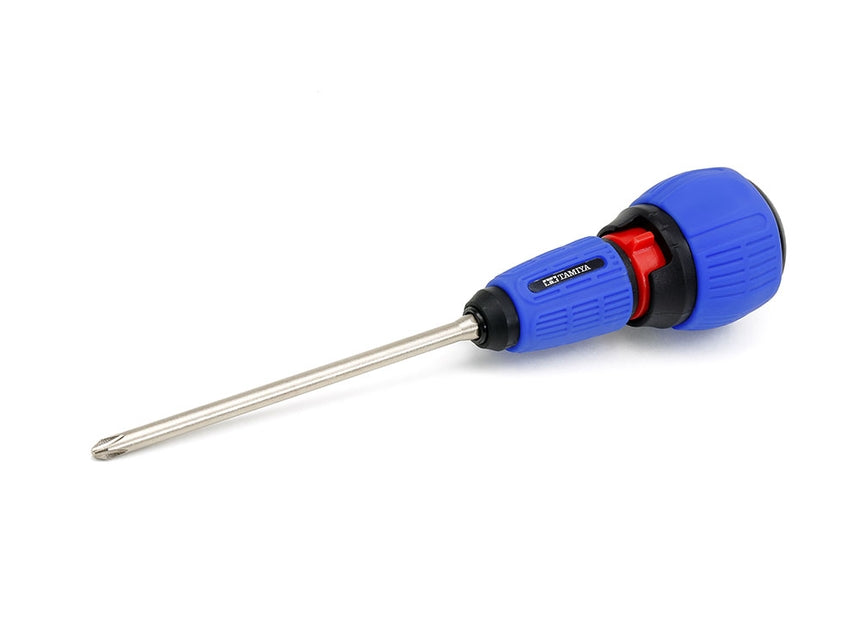 Tamiya Ratcheting Screwdriver Pro W/(+) Bit/L