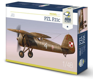 1/48 ARMA Hobby PZL P.11c Model Kit 1/48
