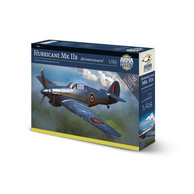 1/48 Arma Hurricane Mk IIb Reconnaissance Plastic Model Kit