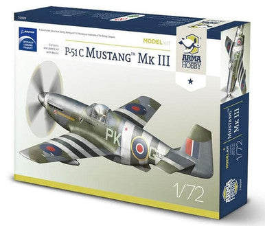 1/72 ARMA Hobby P-51 C Mustang Mk. III Model Kit