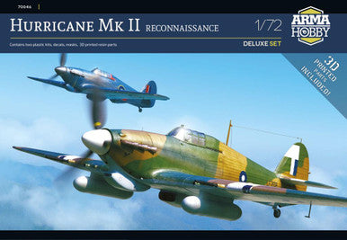 1/72 Arma Hobby Hurricane Mk II Reconnaissance Deluxe Set