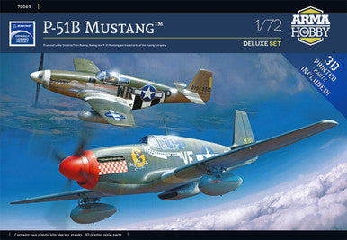 1/72 ARMA Hobby P-51B Mustang (Dual Deluxe Kit)