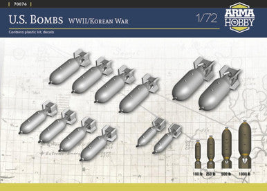 1/72 Arma Hobby US Bombs WWII