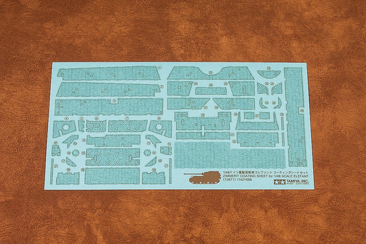 Tamiya Zimmerit Coating Sheet 1/48 Elefant