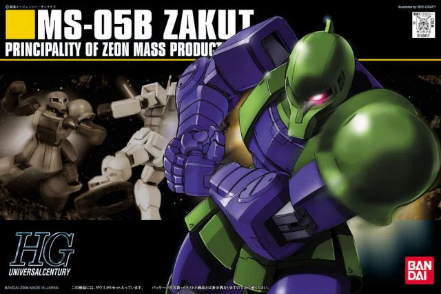 Bandai 1/144 HGUC #064 MS-05B Zaku I "Mobile Suit Gundam" - 1143417