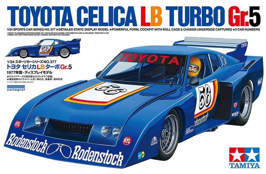 Tamiya 1/24 Toyota Celica Lb Turbo Gr.5