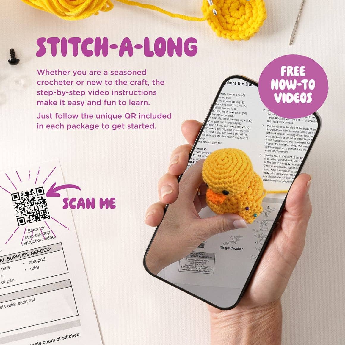 Bucilla ® Amigurumi Crochet Kit - Cate the Cake 5"