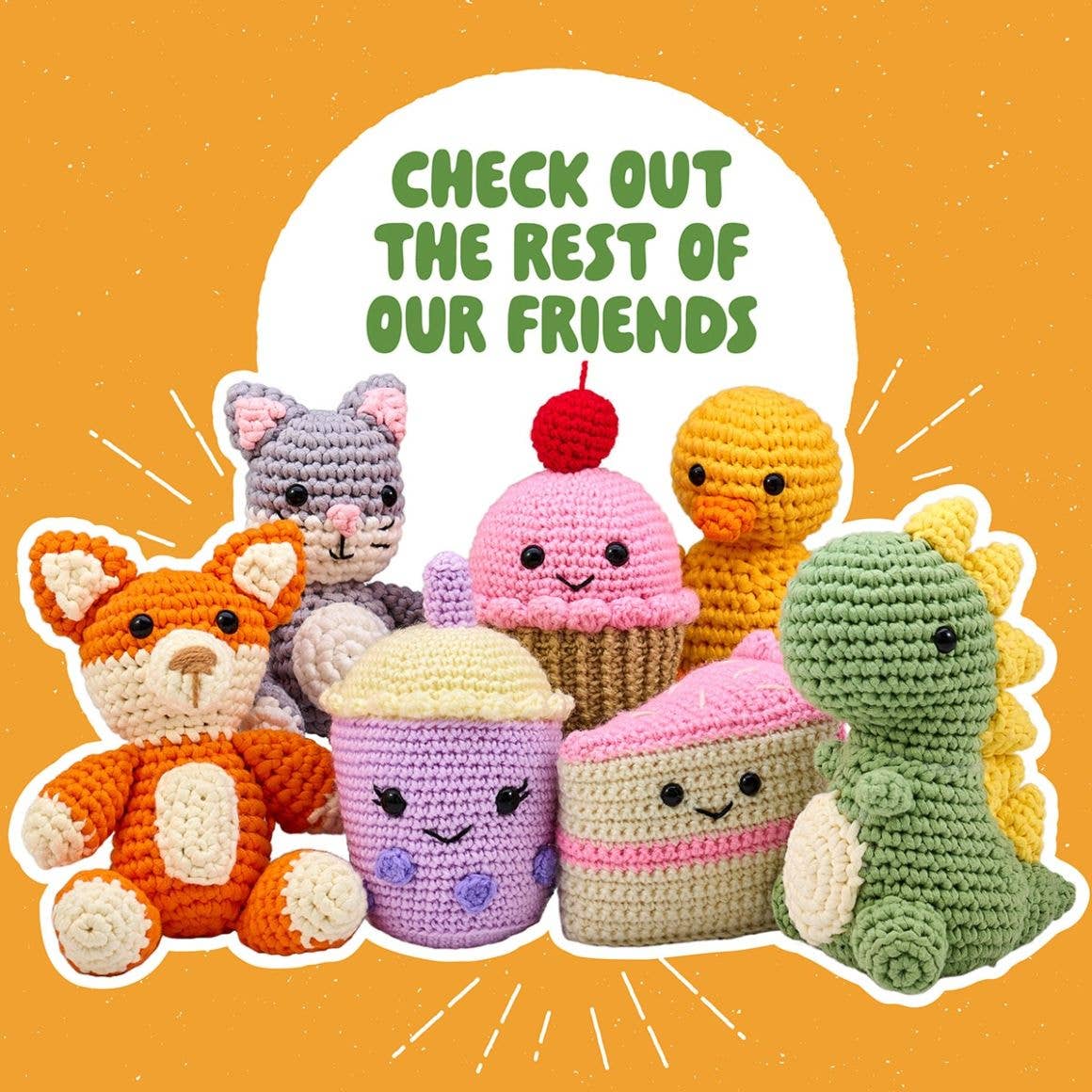 Bucilla ® Amigurumi Crochet Kit - Cate the Cake 5"