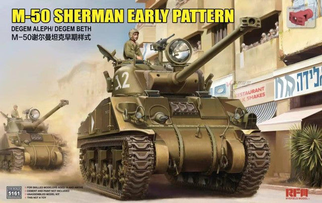 Ryefield 1/35 M-50 Sherman Early Pattern - 5161