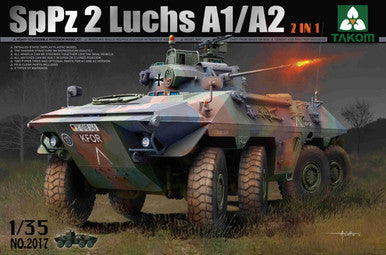 1/35 Takom SpPz2 Luchs A1/A2 Bundeswehr Recon Vehicle (2 in 1)