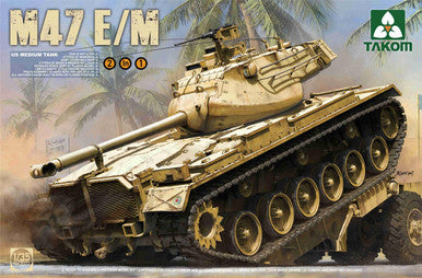 1/35 Takom US M47E/M Patton Medium Tank (2 in 1)