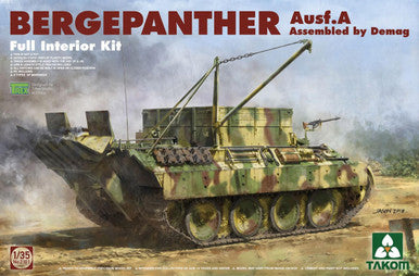 1/35 Takom WWII Bergepanther Ausf A Tank w/Full Interior