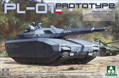 1/35 Takom Polish PL01 Prototype Light Tank