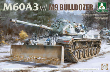 1/35 Takom M60A3 Tank w/M9 Dozer