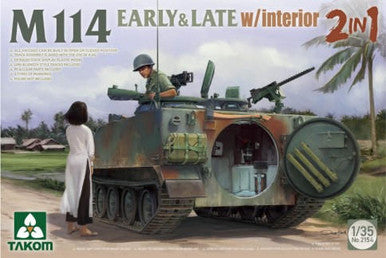 1/35 Takom M114 Early & Late w/Interior