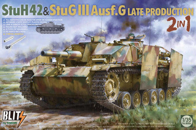 1/35 Takom StuH42/StuG III Ausf G Late Production Tank (2 in 1)