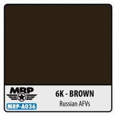 MRP-A036 6K Russian AFV Brown - Mr. Paint Aqua