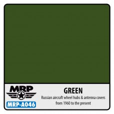 MRP-A046 Green (wheels hubs & antenna covers) Russian AF - Mr. Paint Aqua