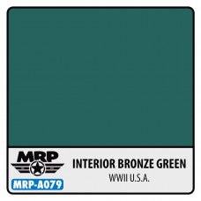 MRP-A079 WWII US - Interior Bronze-Green - Mr. Paint Aqua
