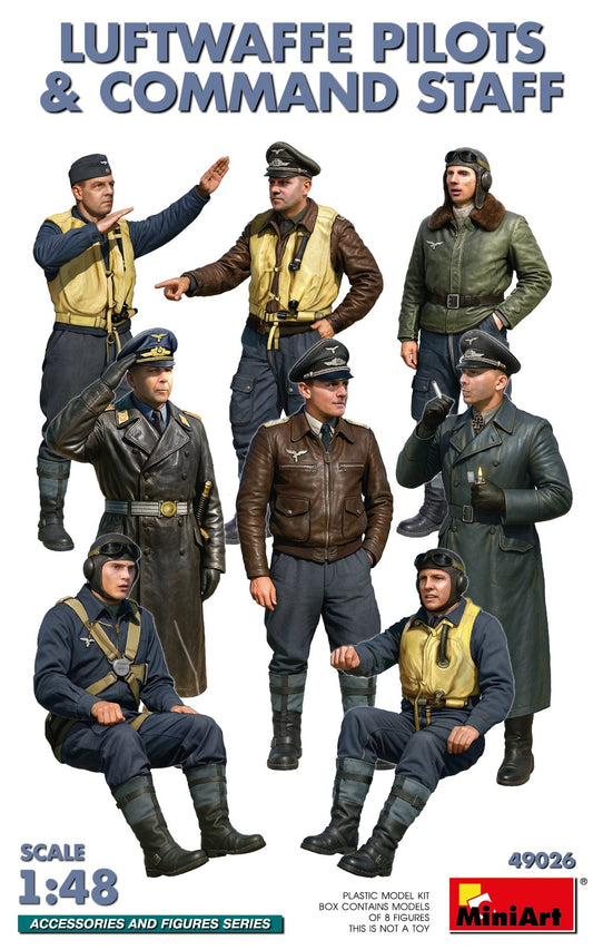 MiniArt 1/35 Luftwaffe Pilots & Command Staff